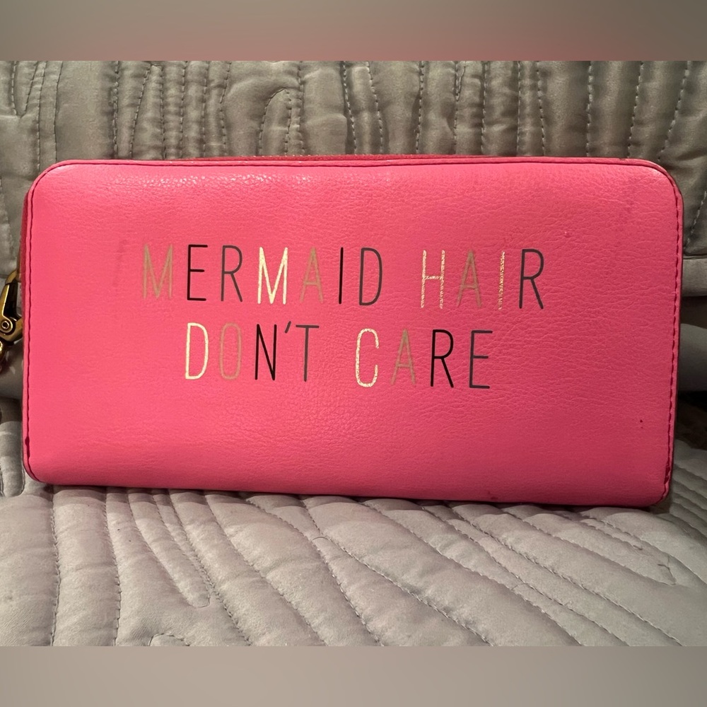 Fossil Emma Mermaid Hair Don’t Care Full Zip Clutch Wallet